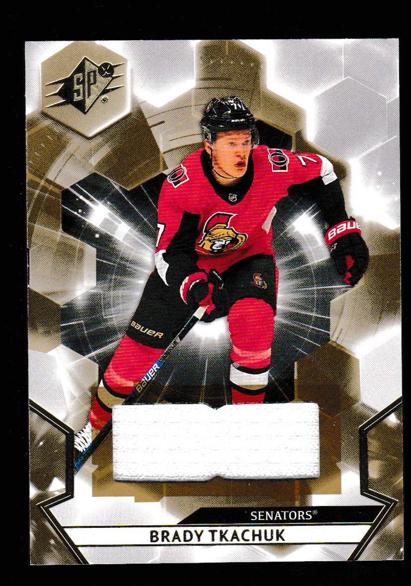 2020-21 SPx Jerseys #7 Brady Tkachuk (image for) 2020-21 SPx Jerseys #7 Brady Tkachuk